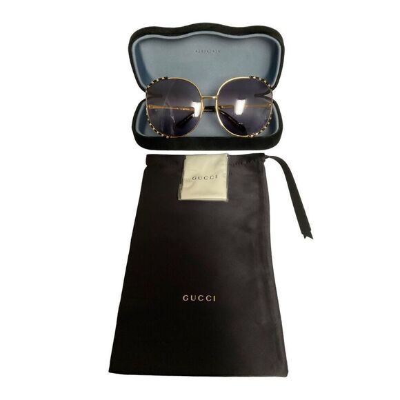 Gucci Sunglasses NEW Oversized GG0595S 005 Never Worn - Picture 6 of 10